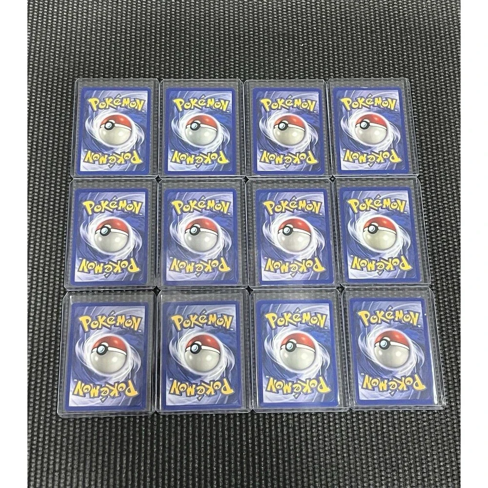 Vintage Pokemon Card Lot 12 WOTC Base Set Jungle Clefable Holo + Common Uncommon